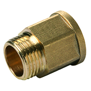LAITON FIG 529L MANCHON EGAL M/F HEXAGONAL LONG 1/2"