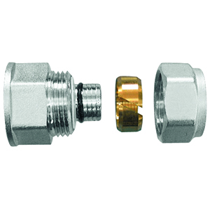 RACCORD COMPRESSION MULTI-COUCHE FEMELLE 16x1/2"