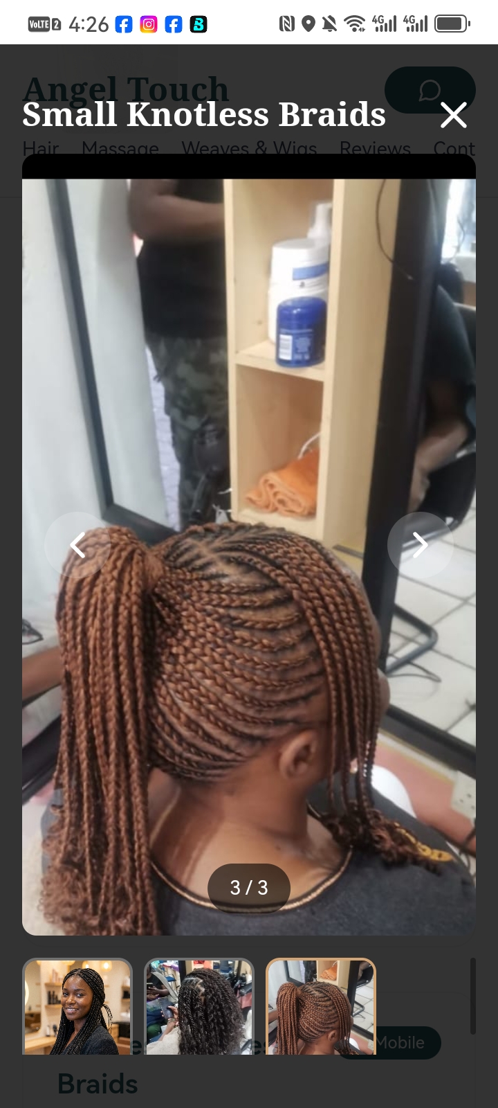 Straight Up Cornrows - 1