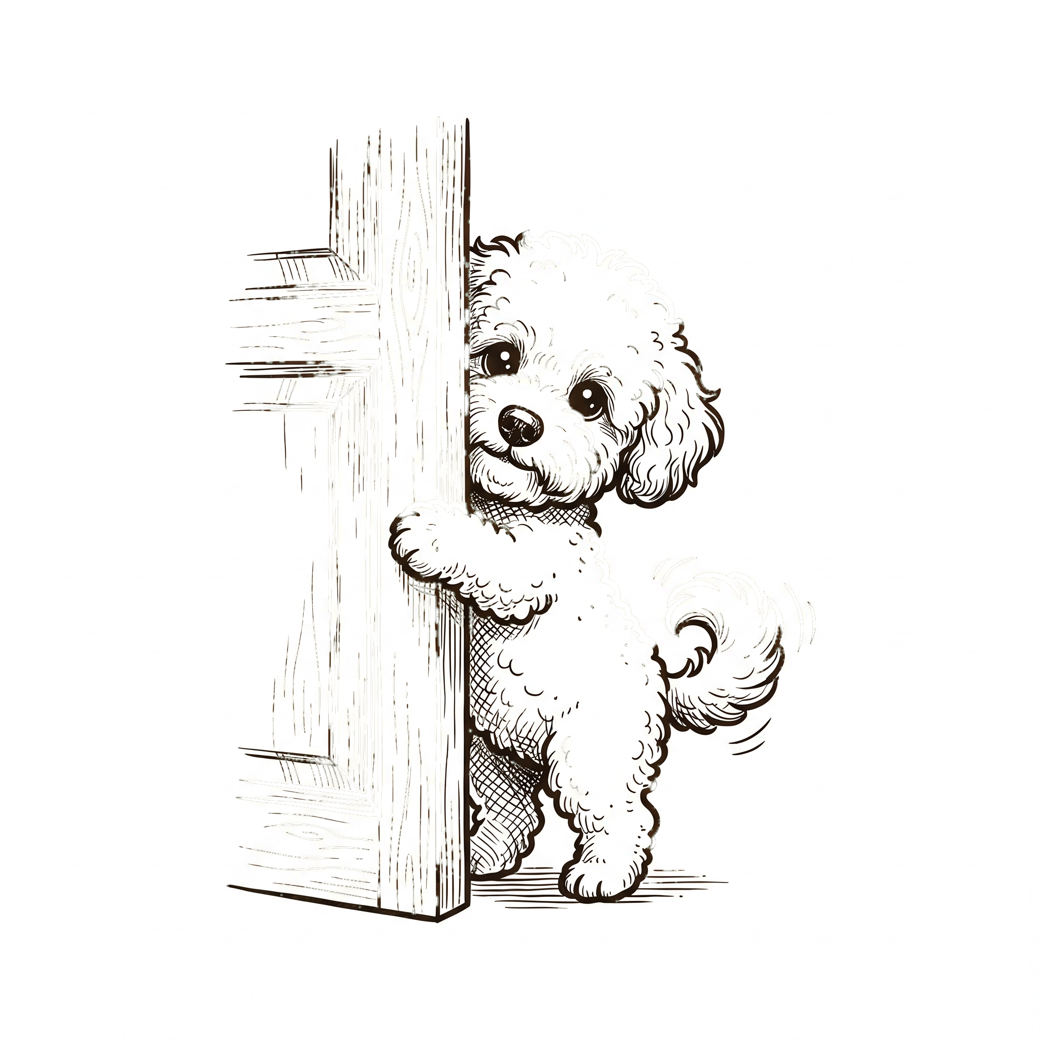 Paws At Your Door pup logo
