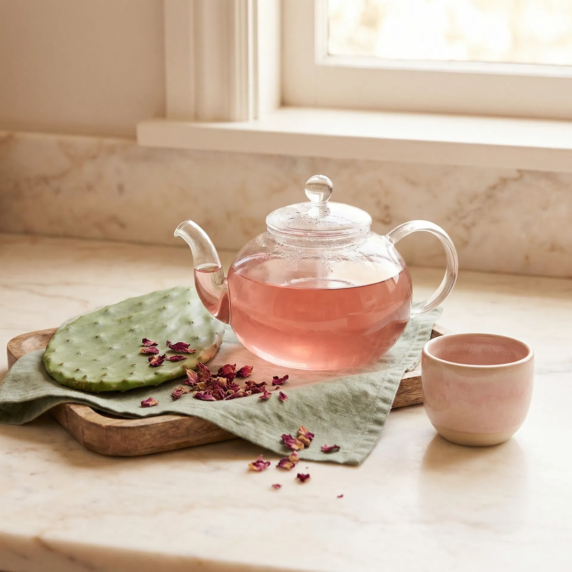 Cactus Pear & Rose Herbal Tea