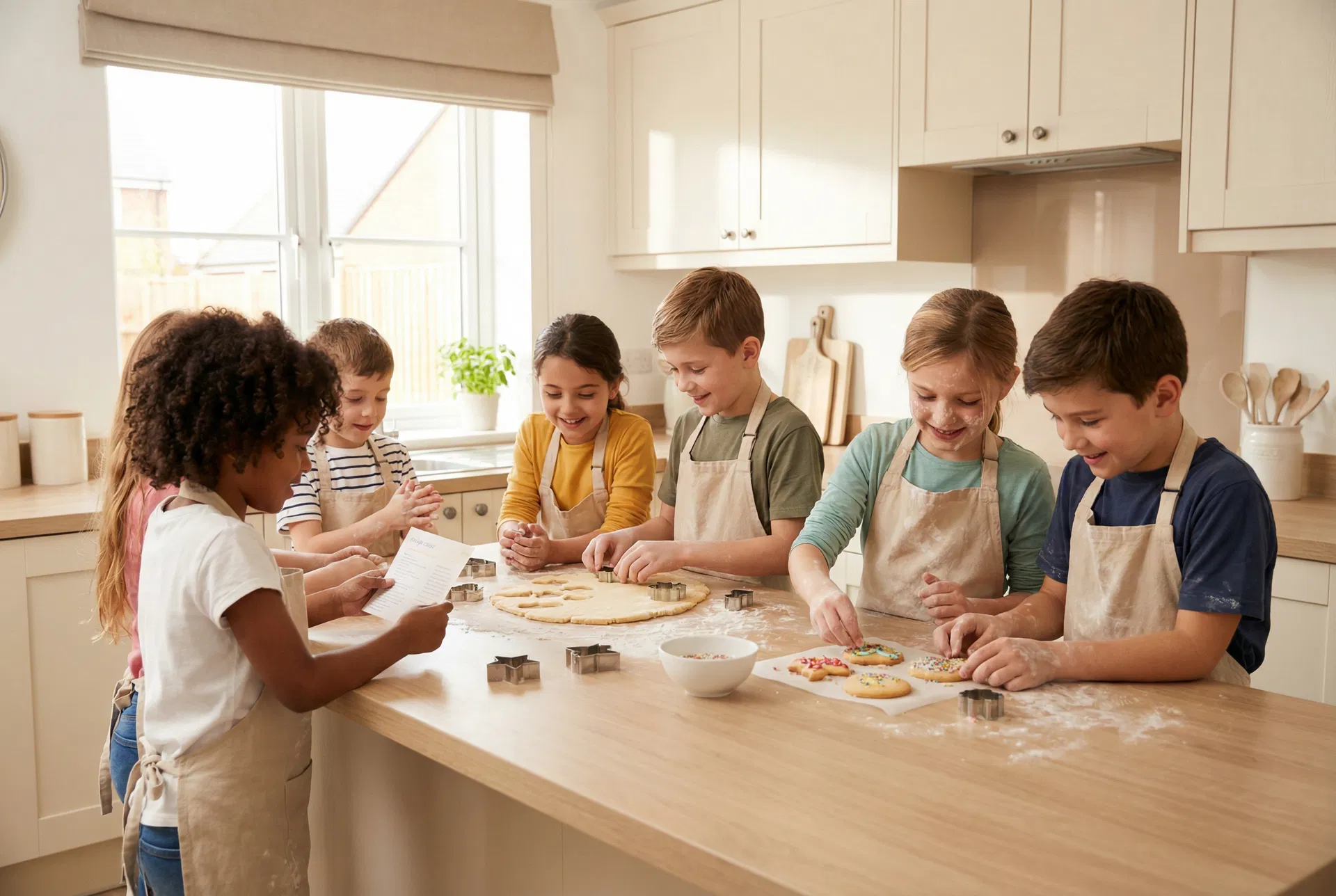親子でお菓子作り