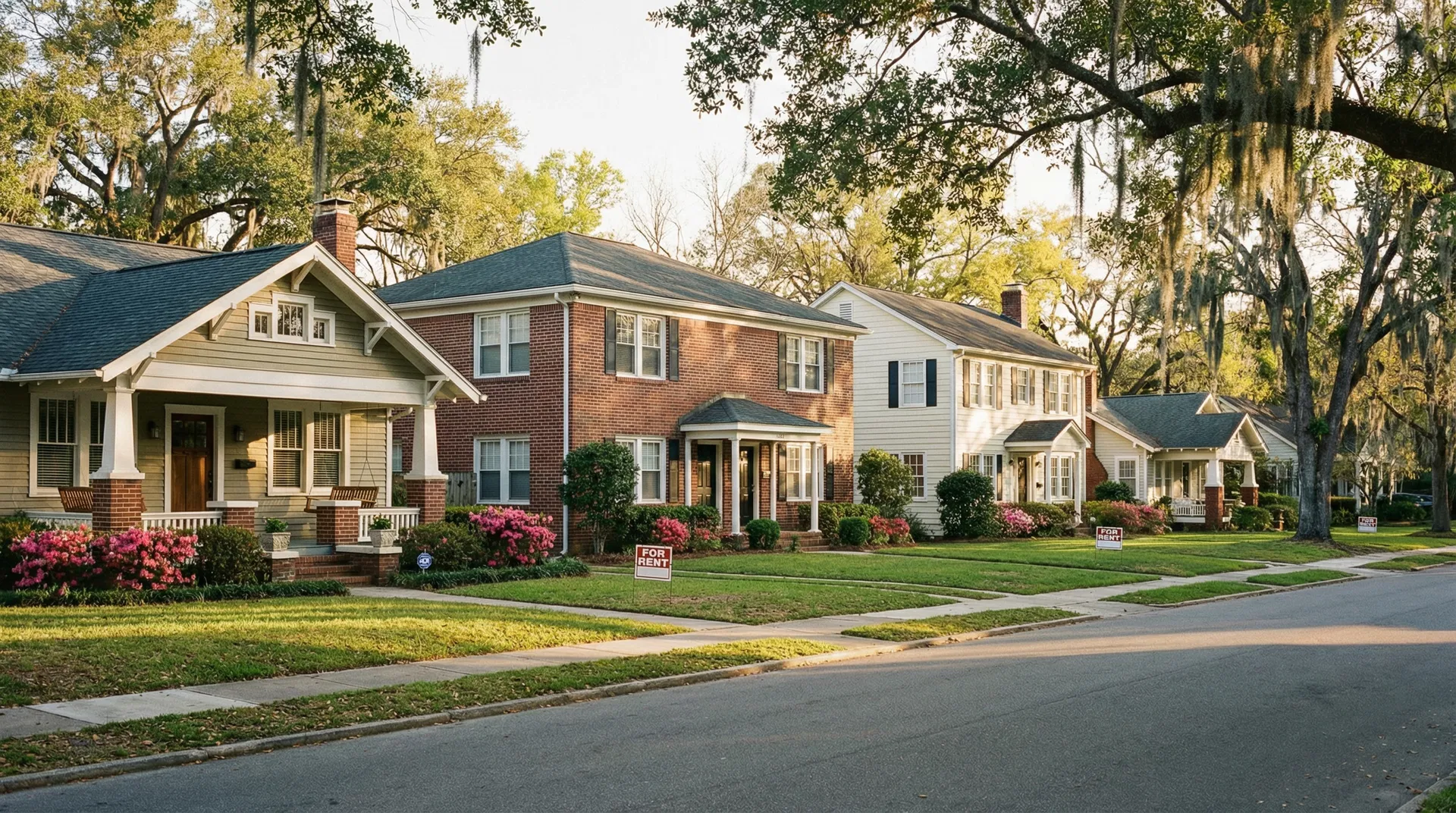 A modern rental property in a Georgia suburb