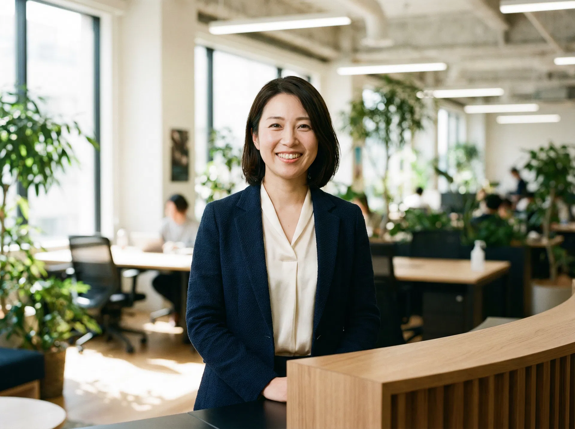 施設オーナーがダッシュボードを確認している様子