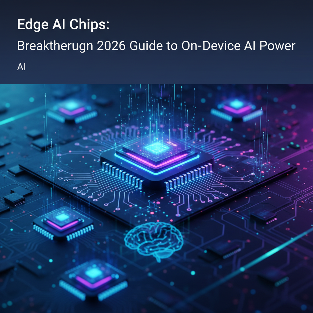 Edge AI Chips: Breakthrough 2026 Guide to On-Device AI Power