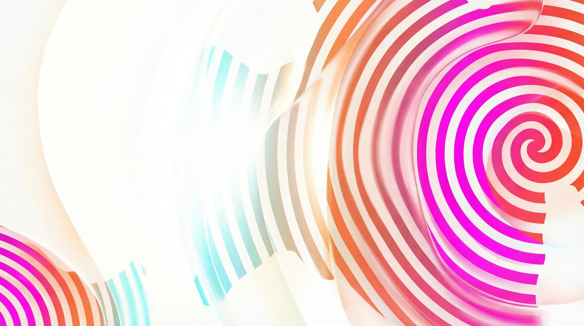 Composição abstrata inspirada em biometria nas cores da marca Fabiani Borges