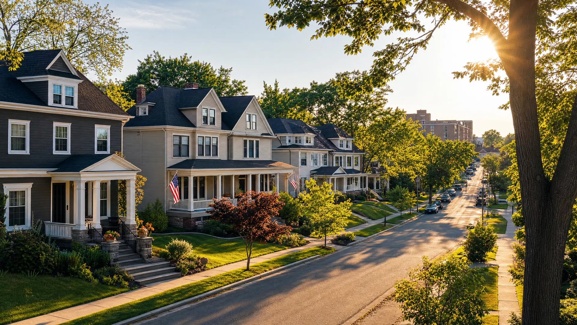 Rochester NY residential neighborhood — Monroe County home buying market