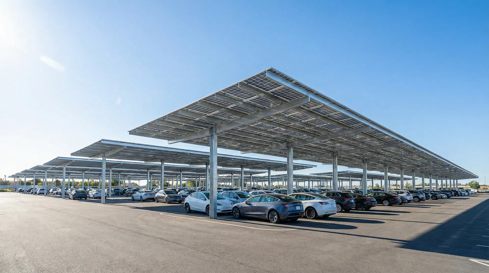 Ombrières de parking