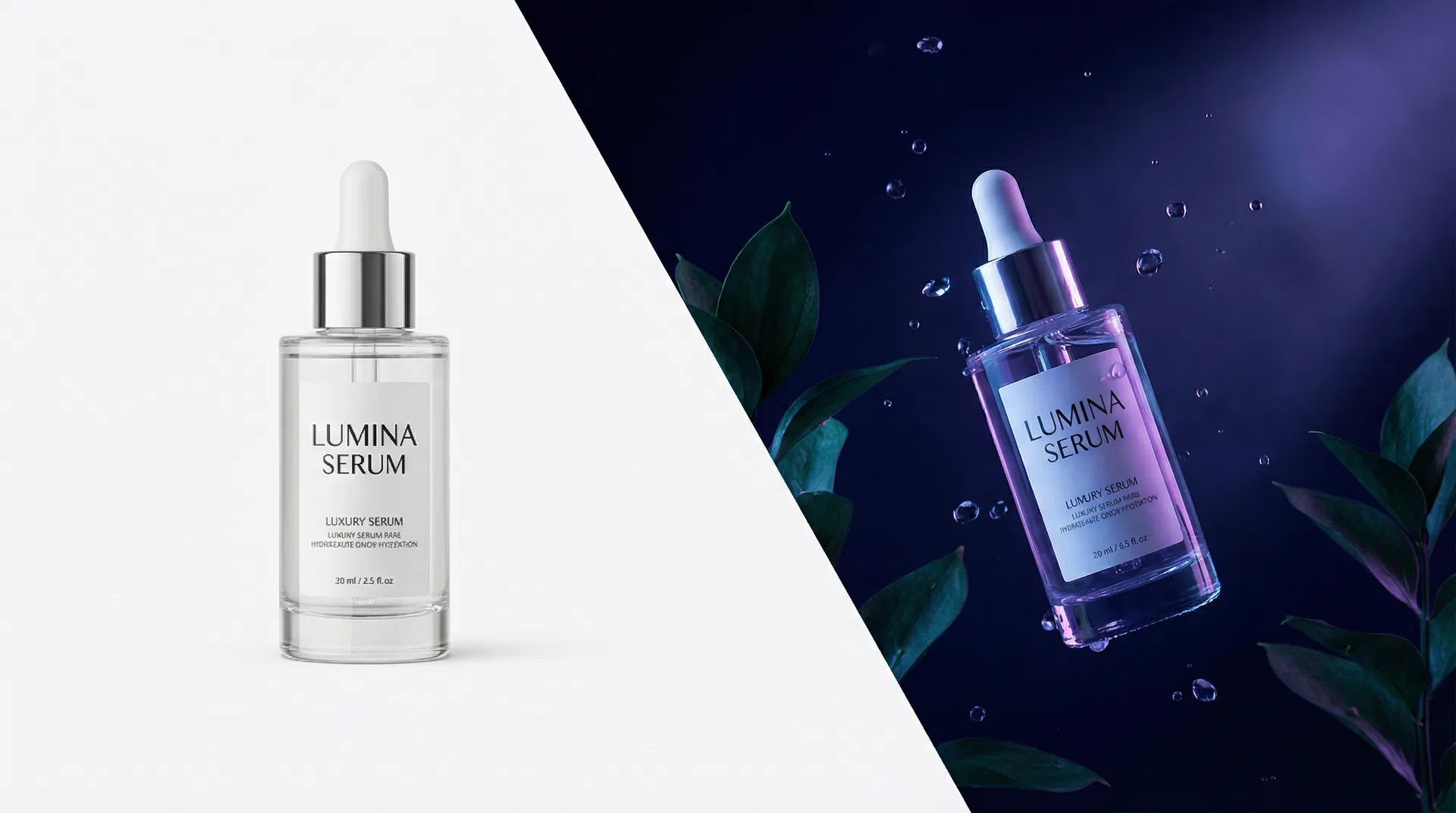 Avant / Après production IA