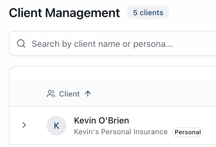 Guide: Client Management
