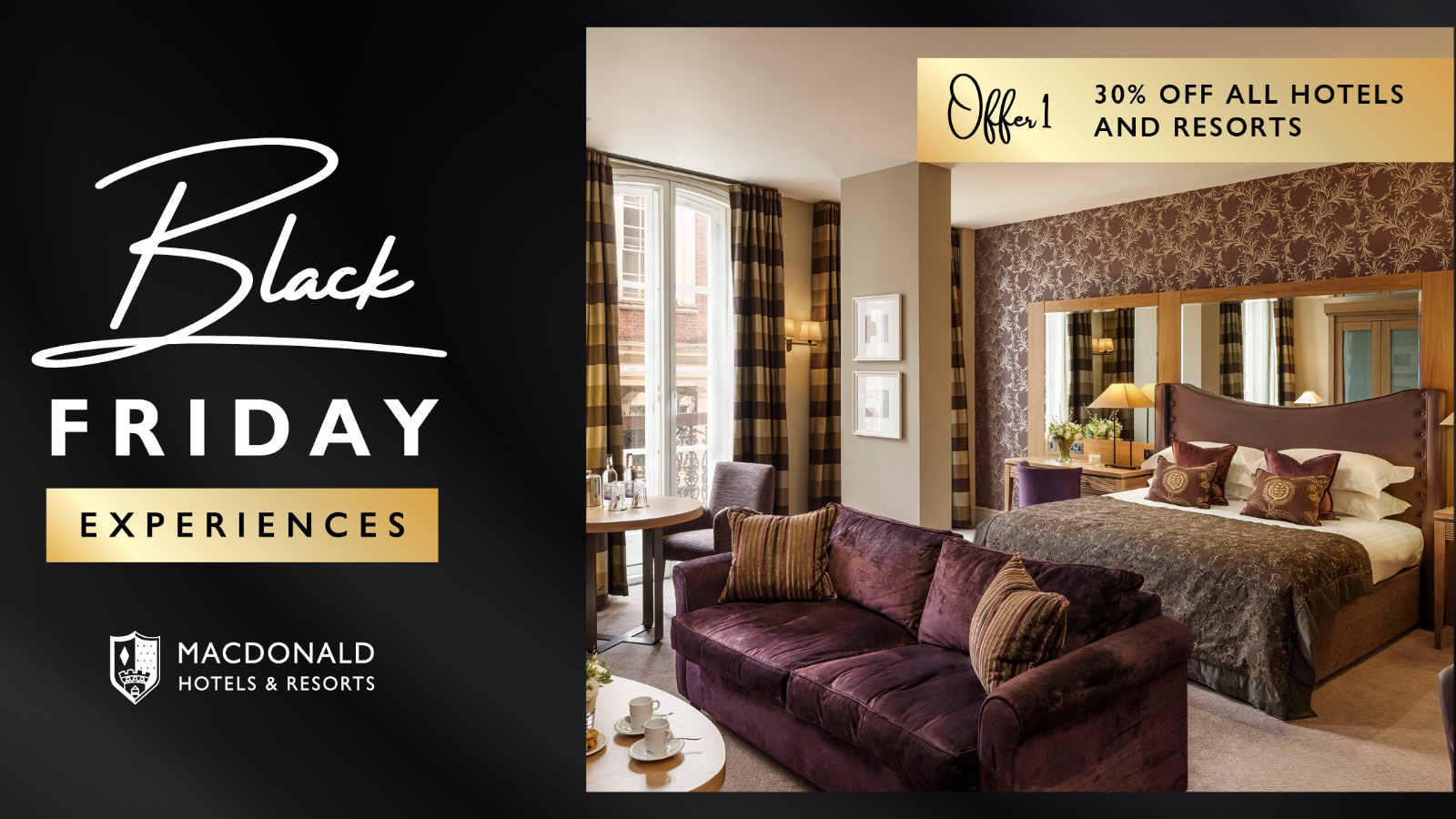 黑五最后一天:英国麦当劳酒店的黑五30%大促