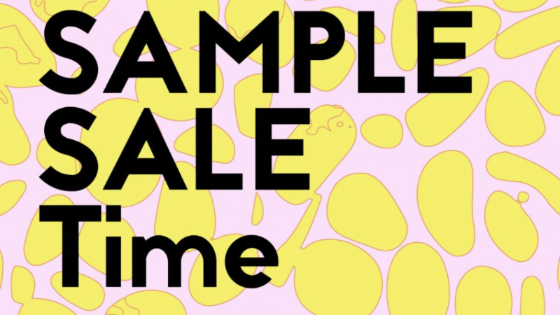 Sample sale——Shopaholic的天堂!