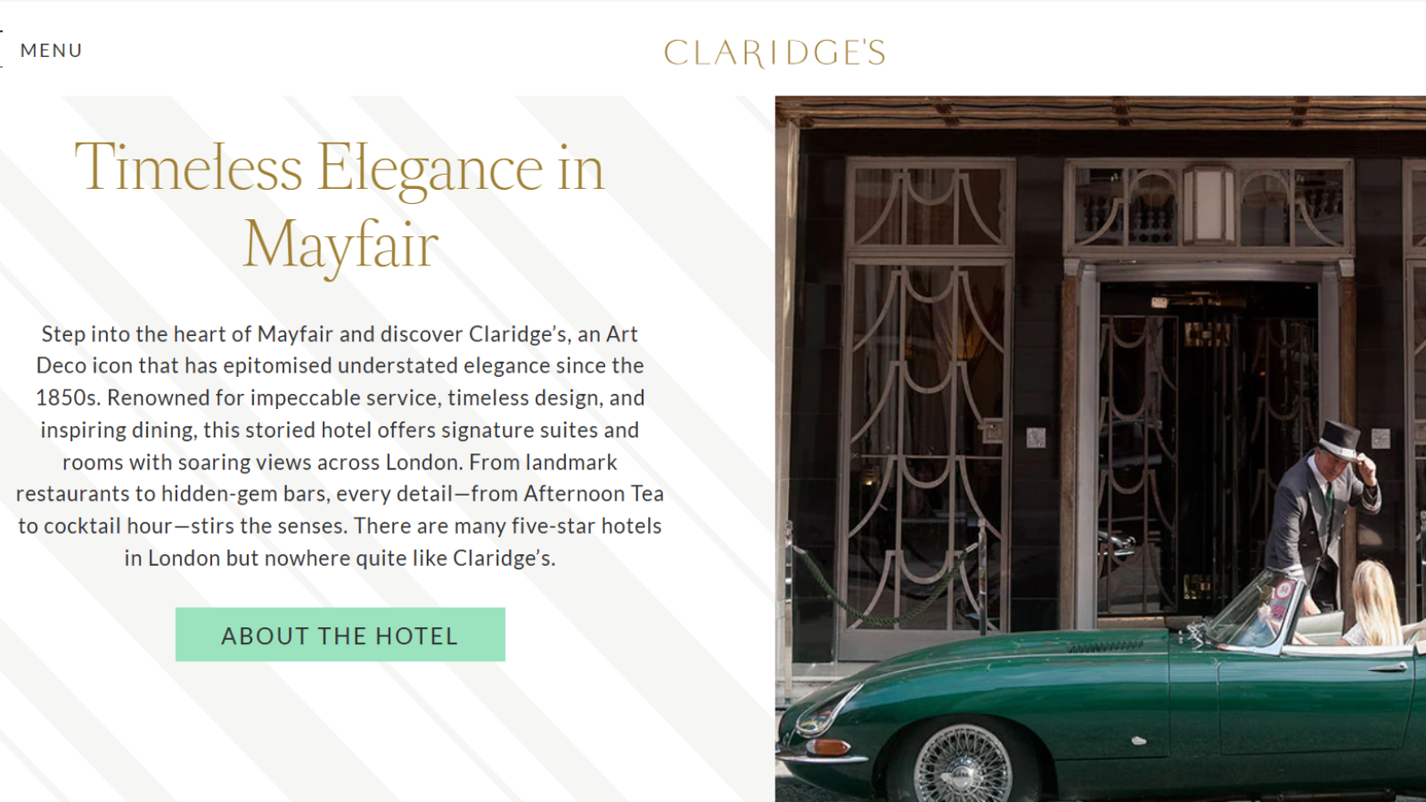 ☕️ 比经典更经典：Claridge's下午茶的极致英伦体验