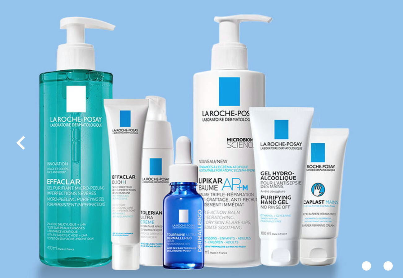 理肤泉全场20% off，b5修护霜/面膜均有折扣