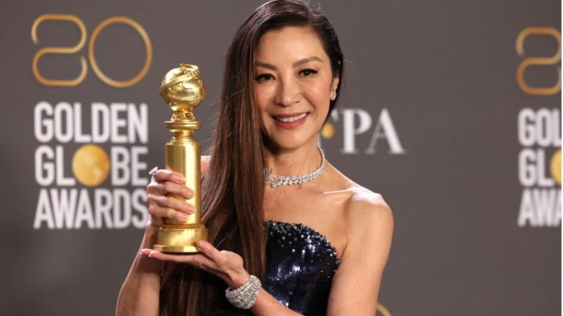 【金球奖】杨紫琼封影后,Moussaieff 巨钻闪爆全场!