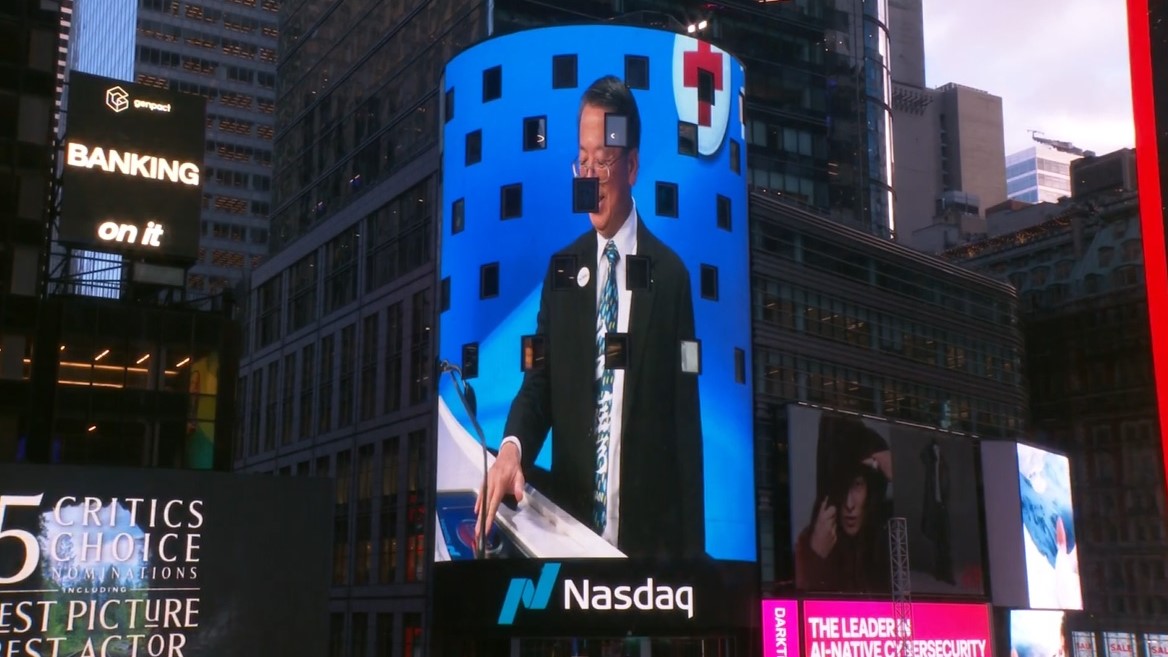 Ming Chiang, American Red Cross Rings the Closing Bell - 哈囉台灣新聞封面圖
