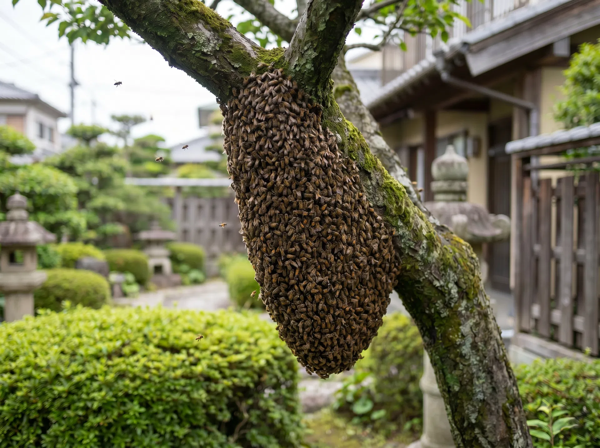 ミツバチの分蜂