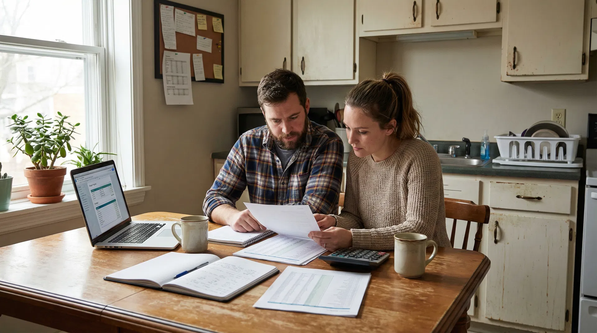 Hauskauf ohne Erbe - Junges Paar plant Immobilienkauf am Küchentisch - Berlin Brandenburg - RockImmos