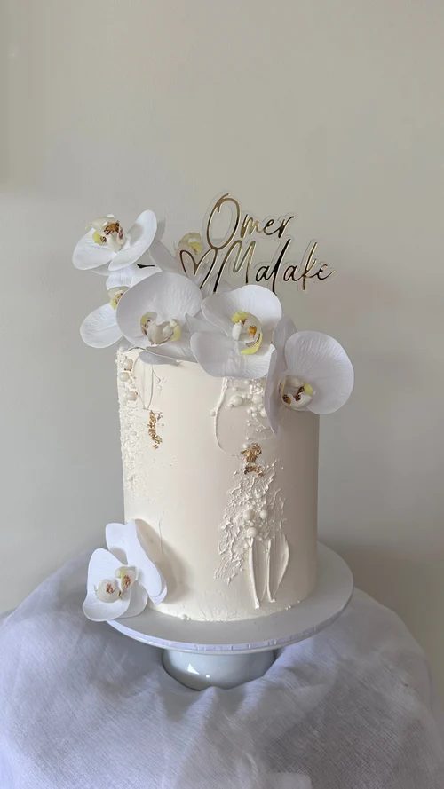 1 Tier Wedding Cake