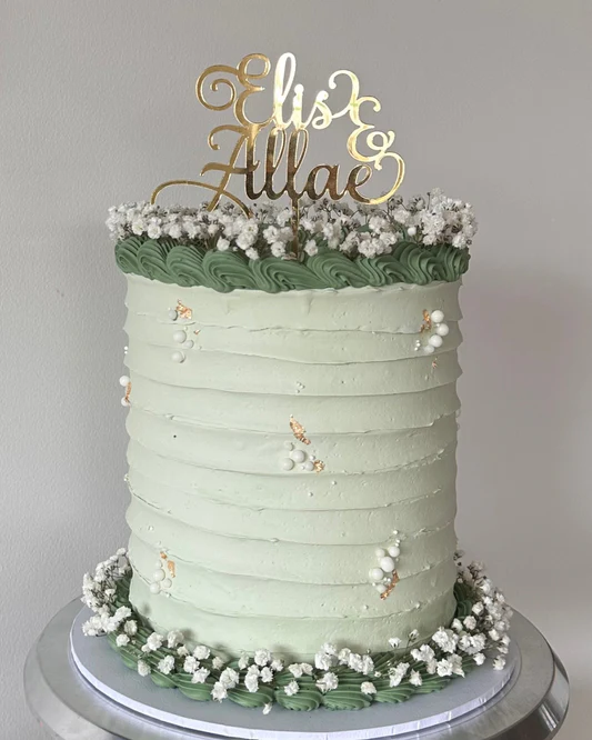 1 Tier Wedding Cake