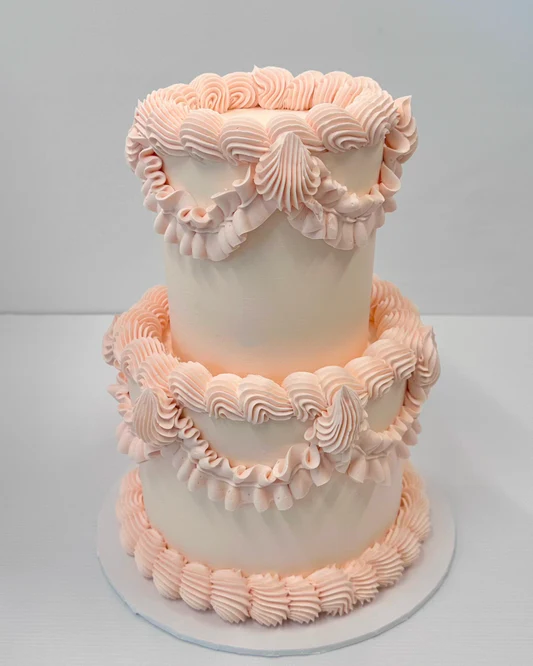 2 Tier Engagement Cake