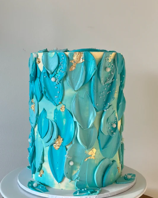 1 Tier Engagement Cake