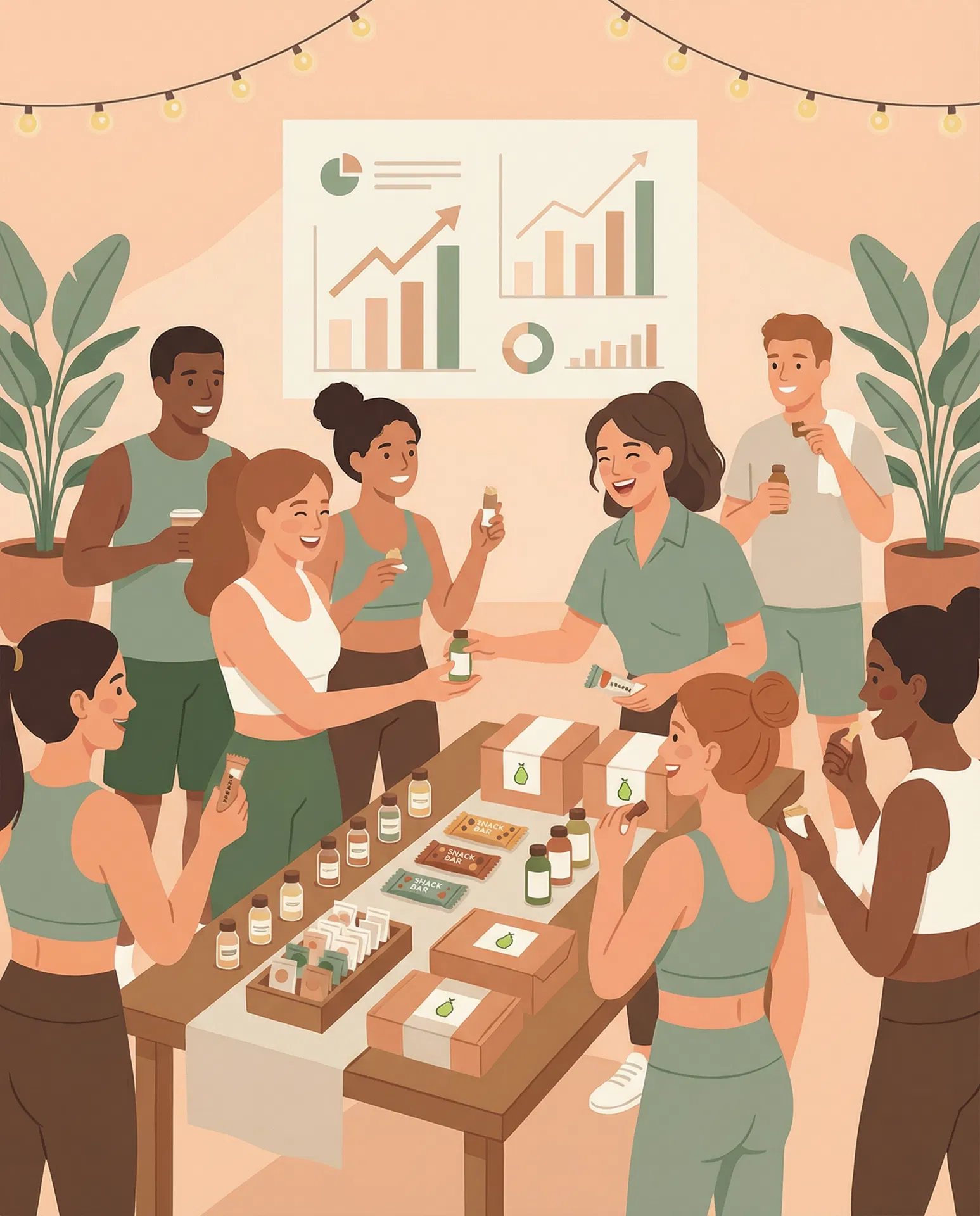 Brand connecting with event hosts