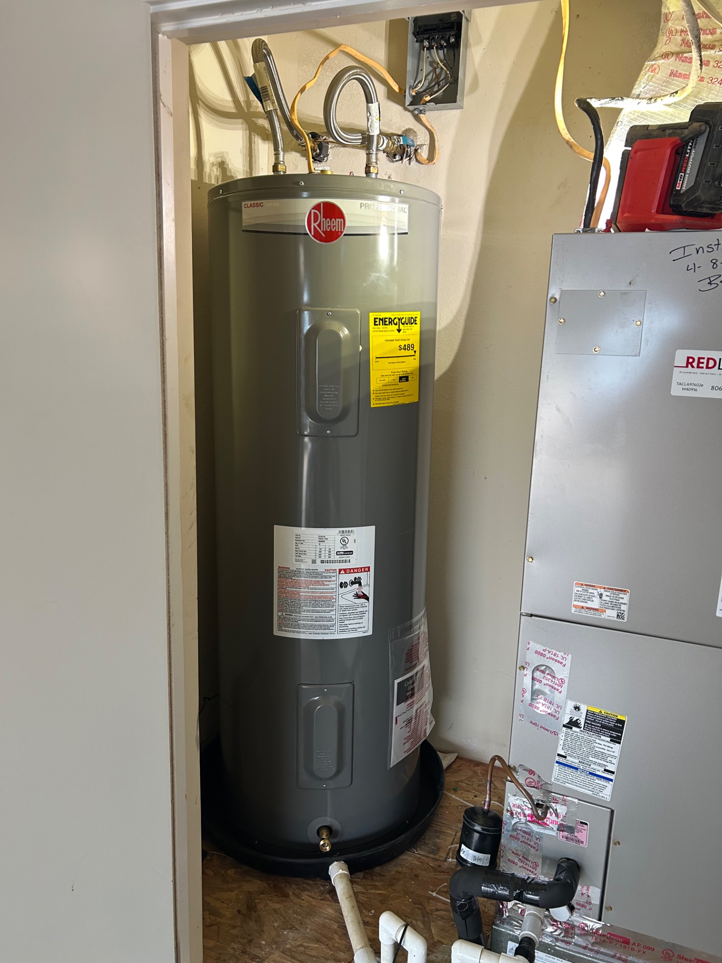 Water Heater Installation in Lubbock, TX - Cotton City Plumbing completed a water heater installation near Southwest Lubbock neighborhood in Lubbock, TX.