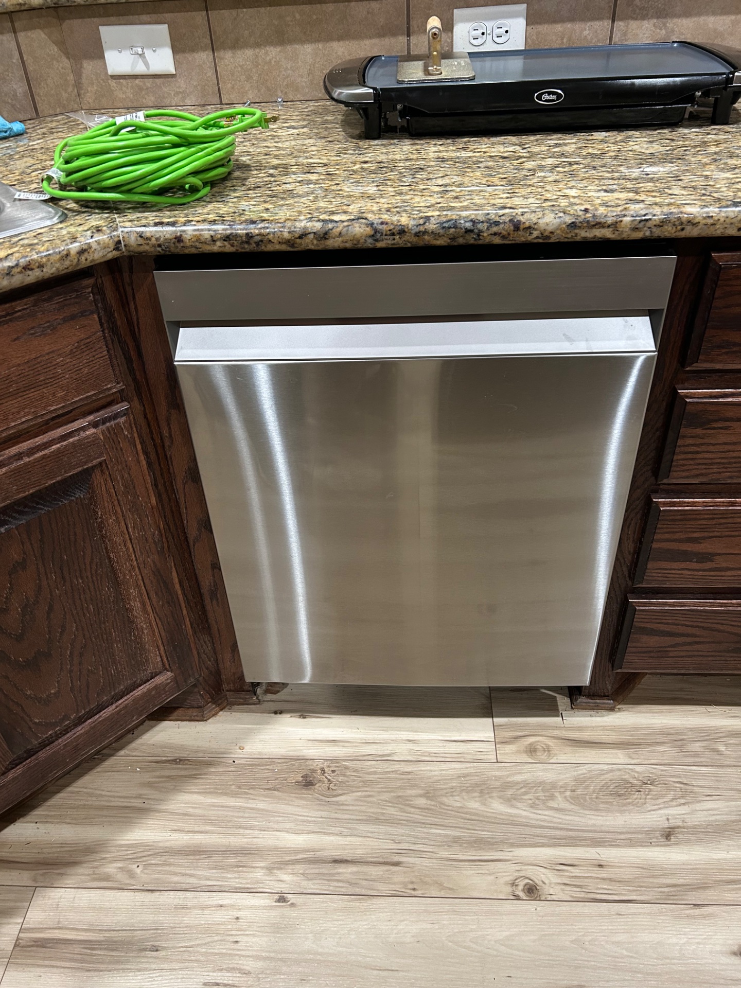 Dishwasher Installation - We installed this customer provided dishwasher in Lubbock, Texas.
