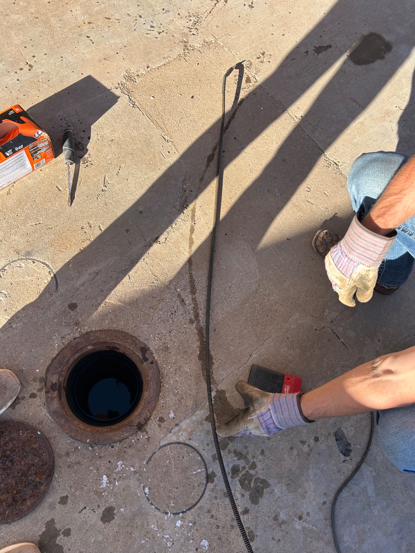Drain Cleaning - Cotton City Plumbing performed a drain cleaning near 3135 34th Street in Lubbock, TX.