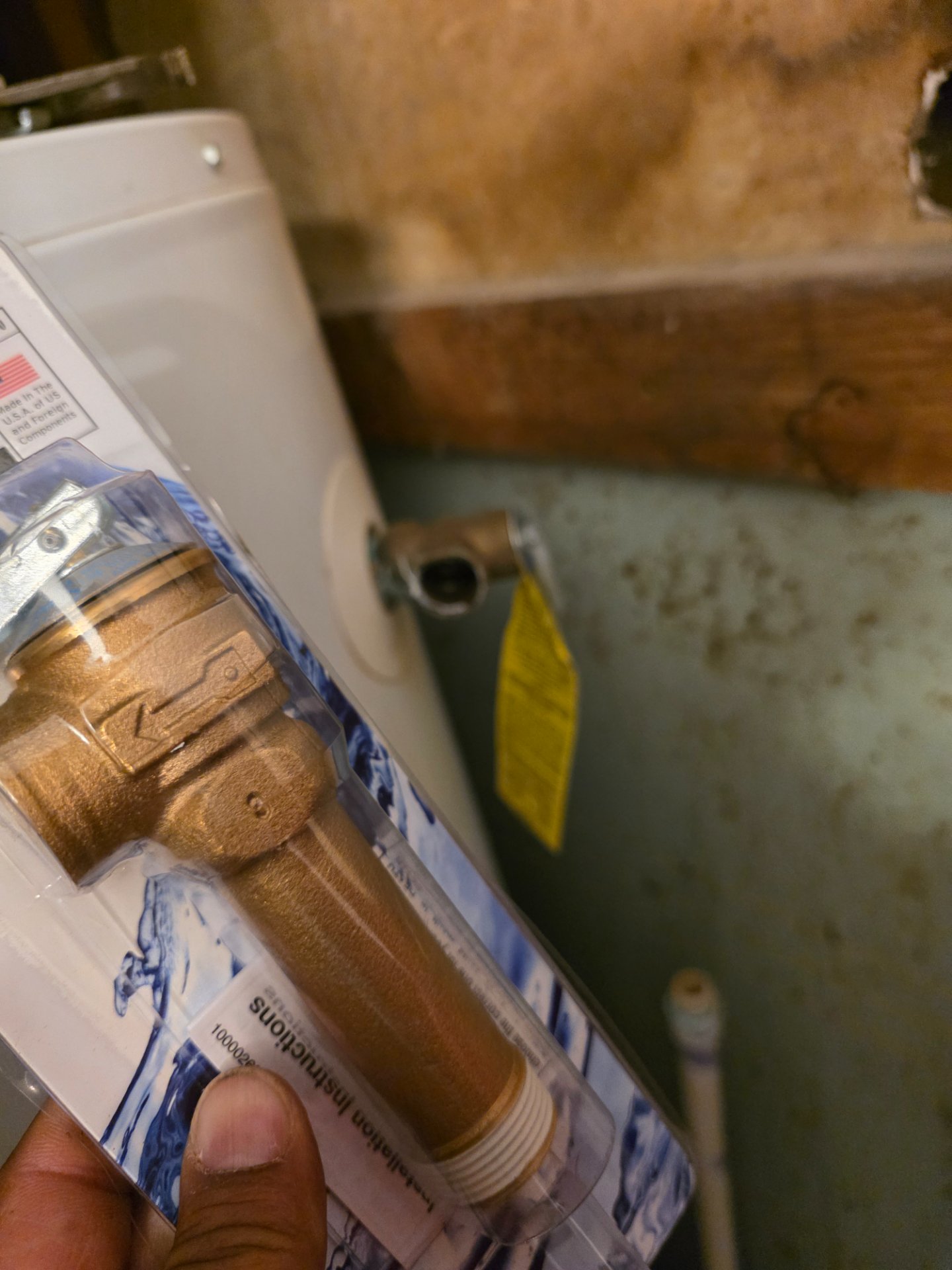 Water Heater Repair in Floydada, TX - Cotton City Plumbing replaced a T&P valve on a water heater near 518 W Mississippi St in Floydada, TX.