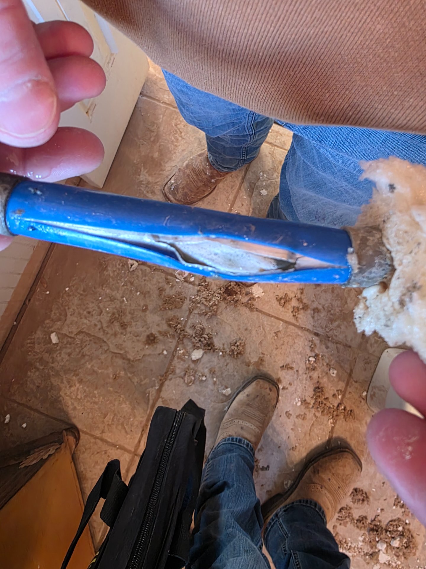 Water Line Repair  - Cotton City Plumbing made a leak repair near 3205 Jason Avenue in Lubbock, TX.