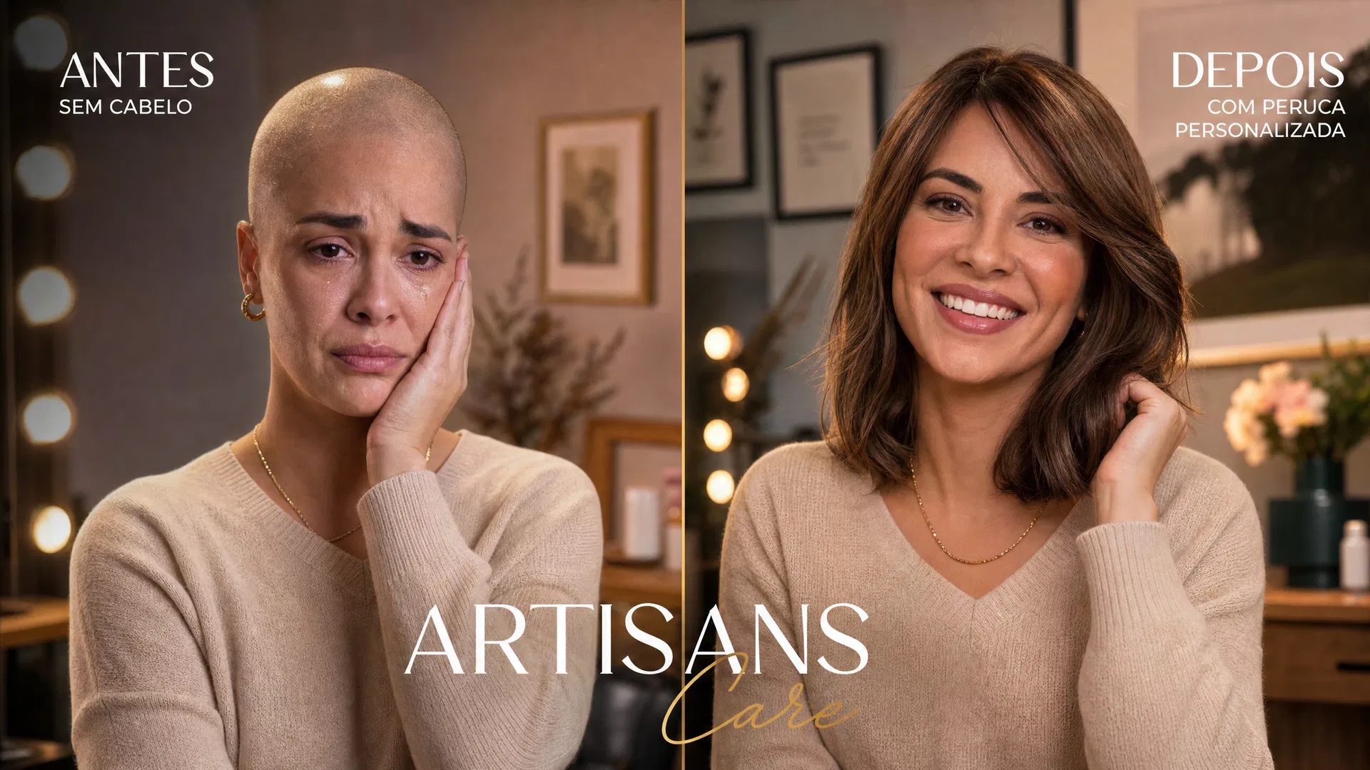 Transformação Antes e Depois