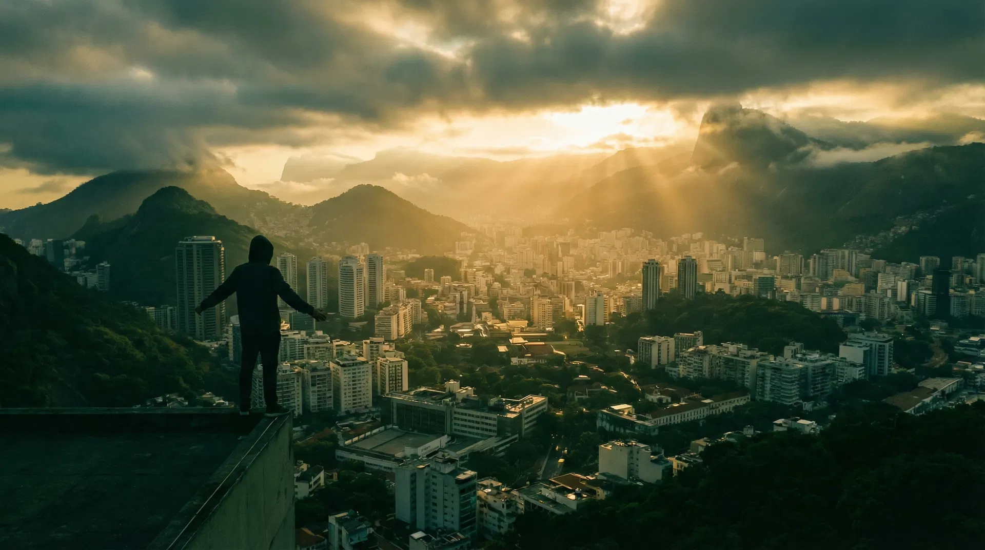 Cidade ao amanhecer representando novo começo