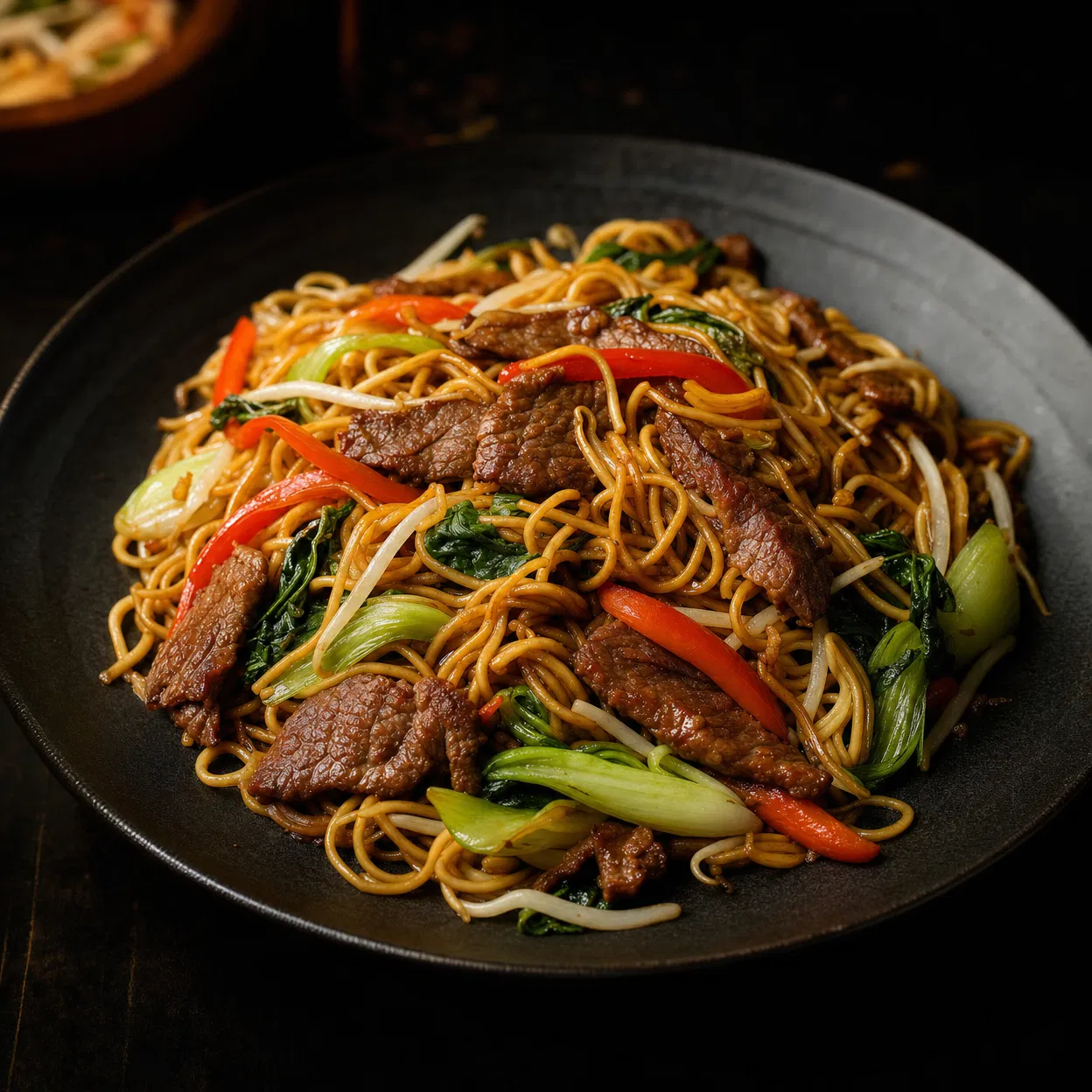 Nouilles Sautées au Boeuf