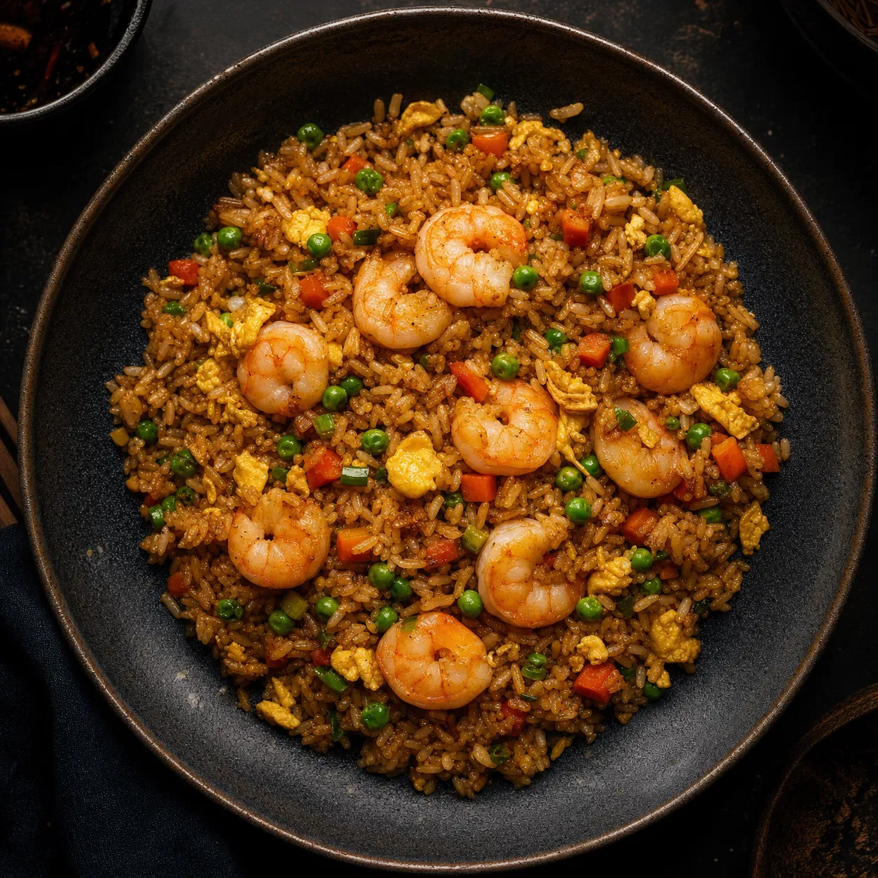 Riz Cantonais aux Crevettes