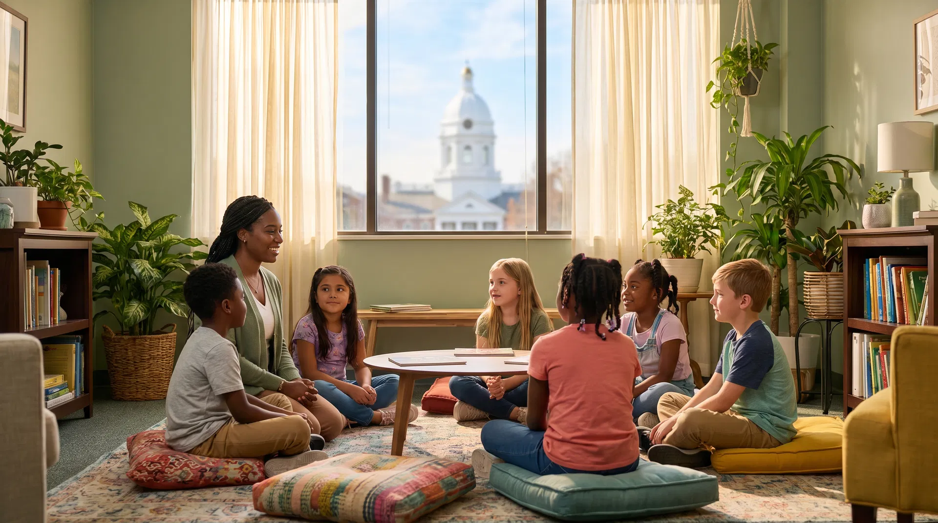 A sunny day at Silver Lake Park in Dover, Delaware