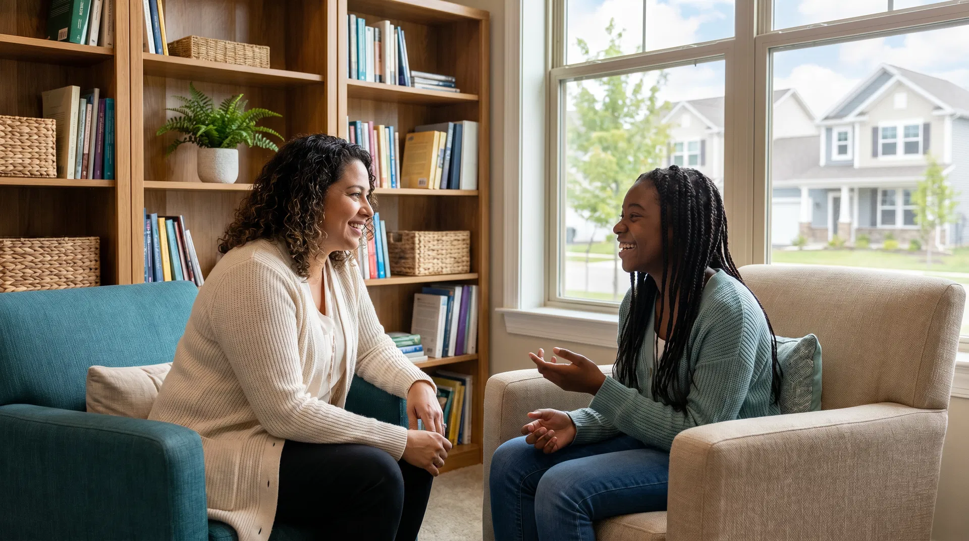 Families enjoying a sunny day in a Middletown Delaware community park