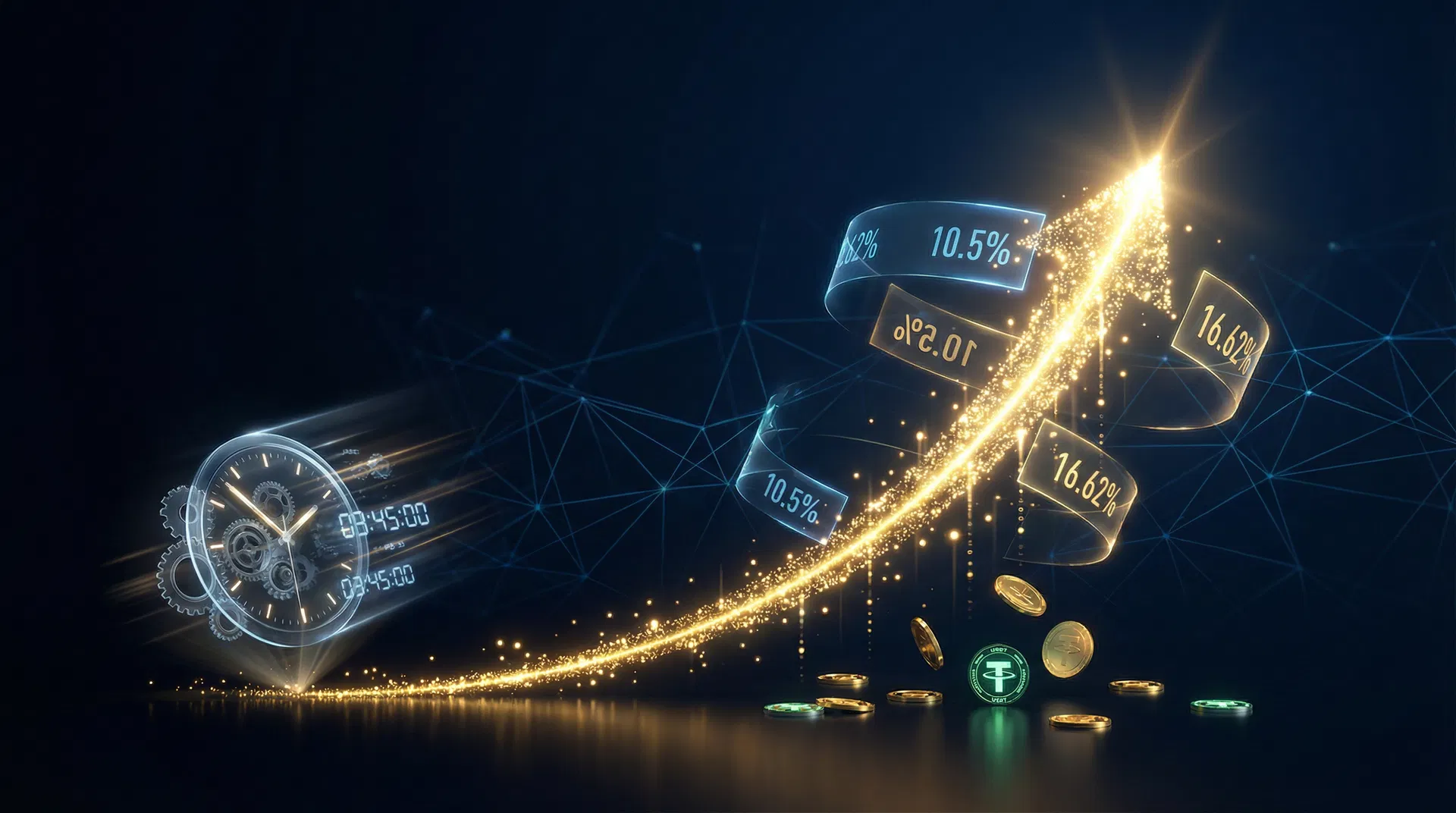 Compound interest crypto AI trading bot wealth acceleration AURUM EX-AI