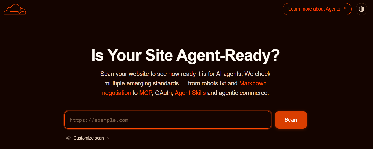 O que é o Is Your Site Agent Ready