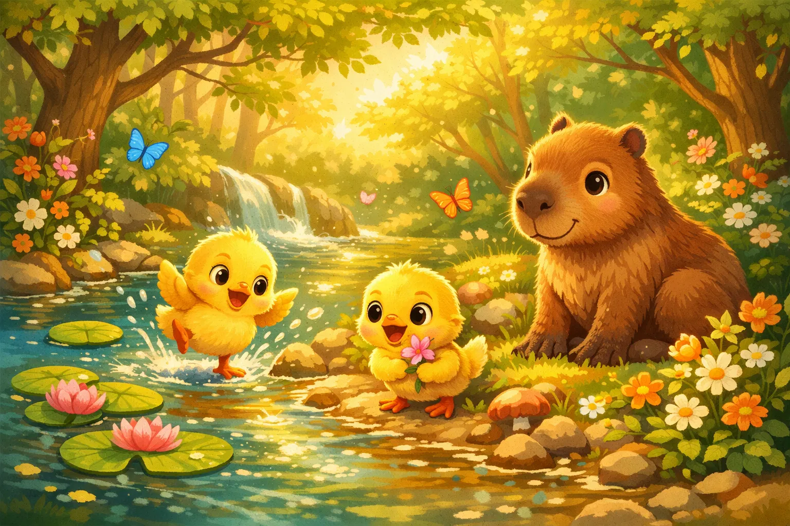 Titi, Jojo e Filó na floresta