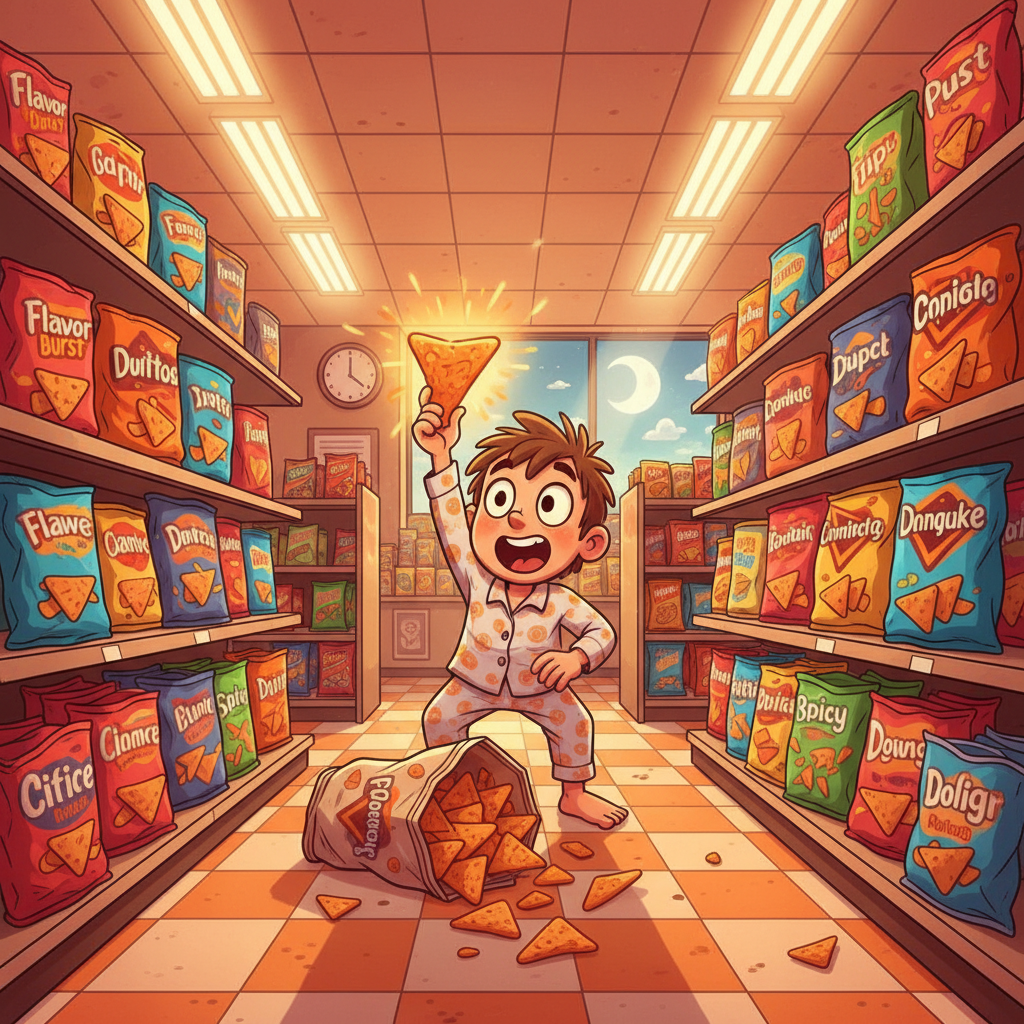 The Midnight Miracle: My 2 AM Doritos Discovery!