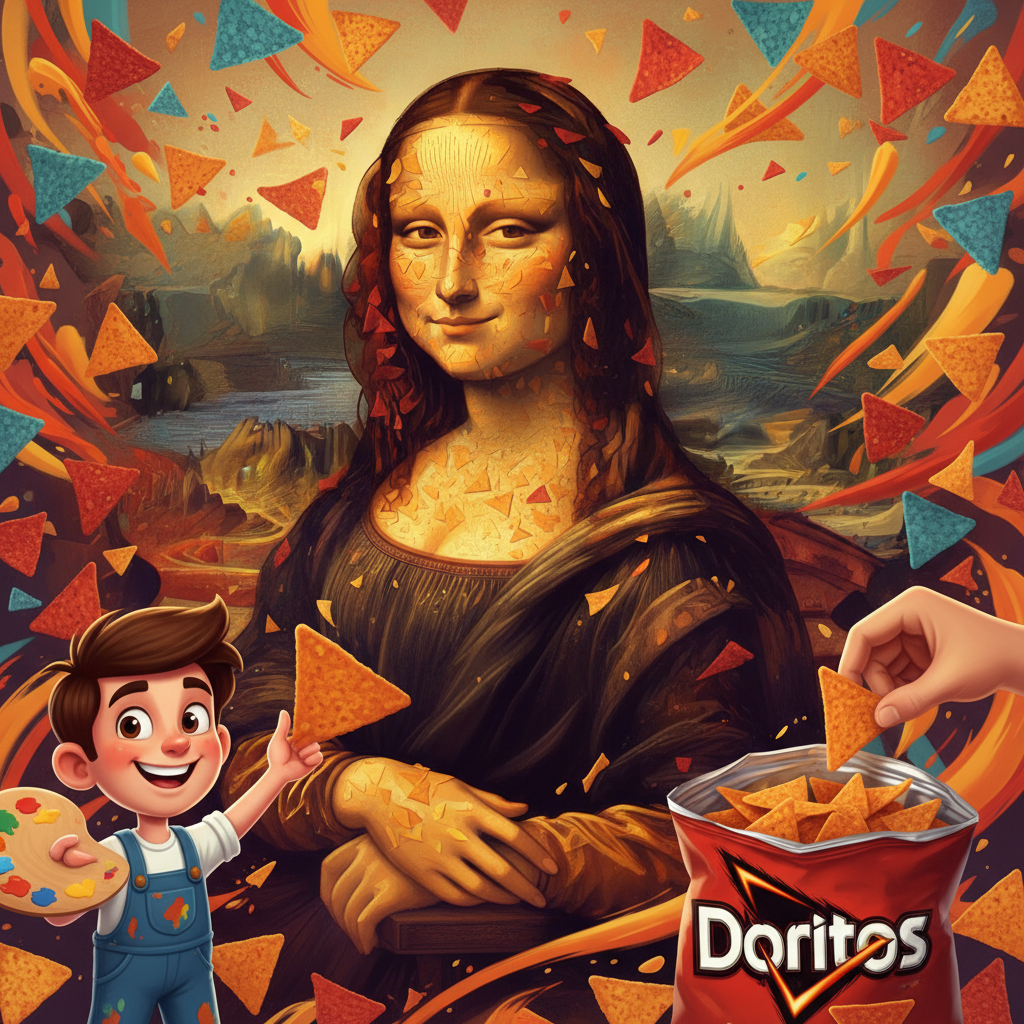 From Snack to Masterpiece: How Doritos Mona Lisa Broke the Internet!
