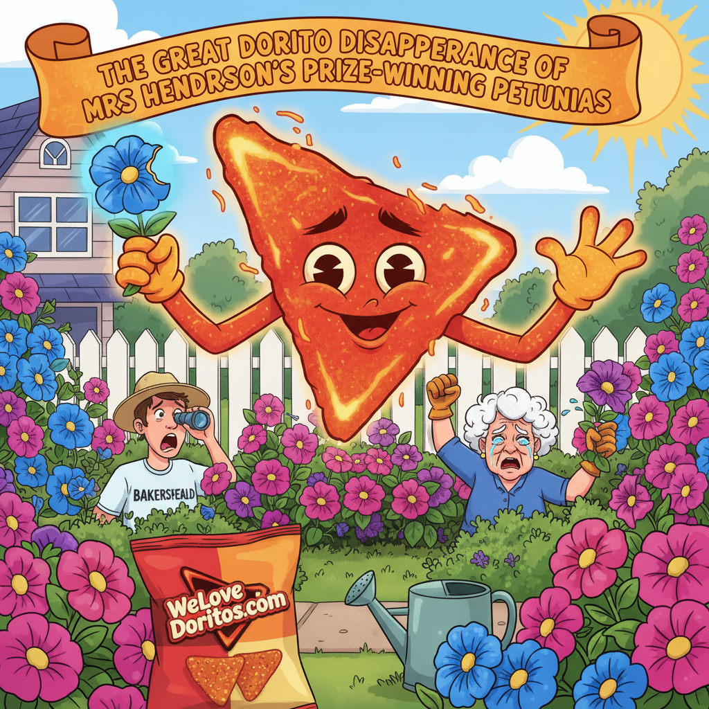 The Great Dorito Disappearance of Mrs. Henderson's Prize-Winning Petunias