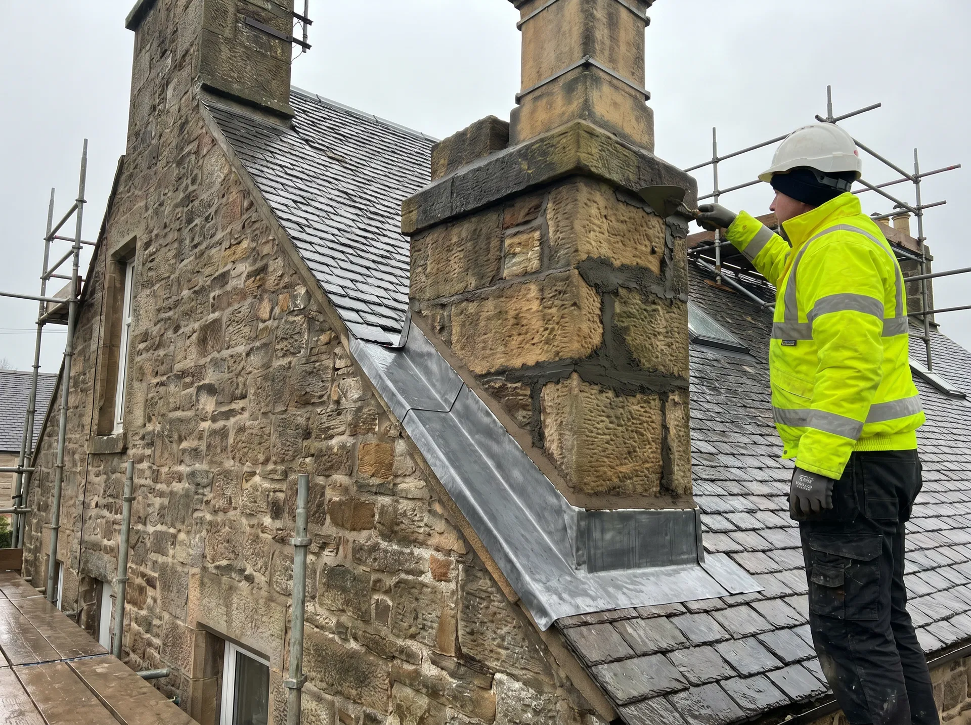 Chimney Repointing & Lead Flashing — Perth