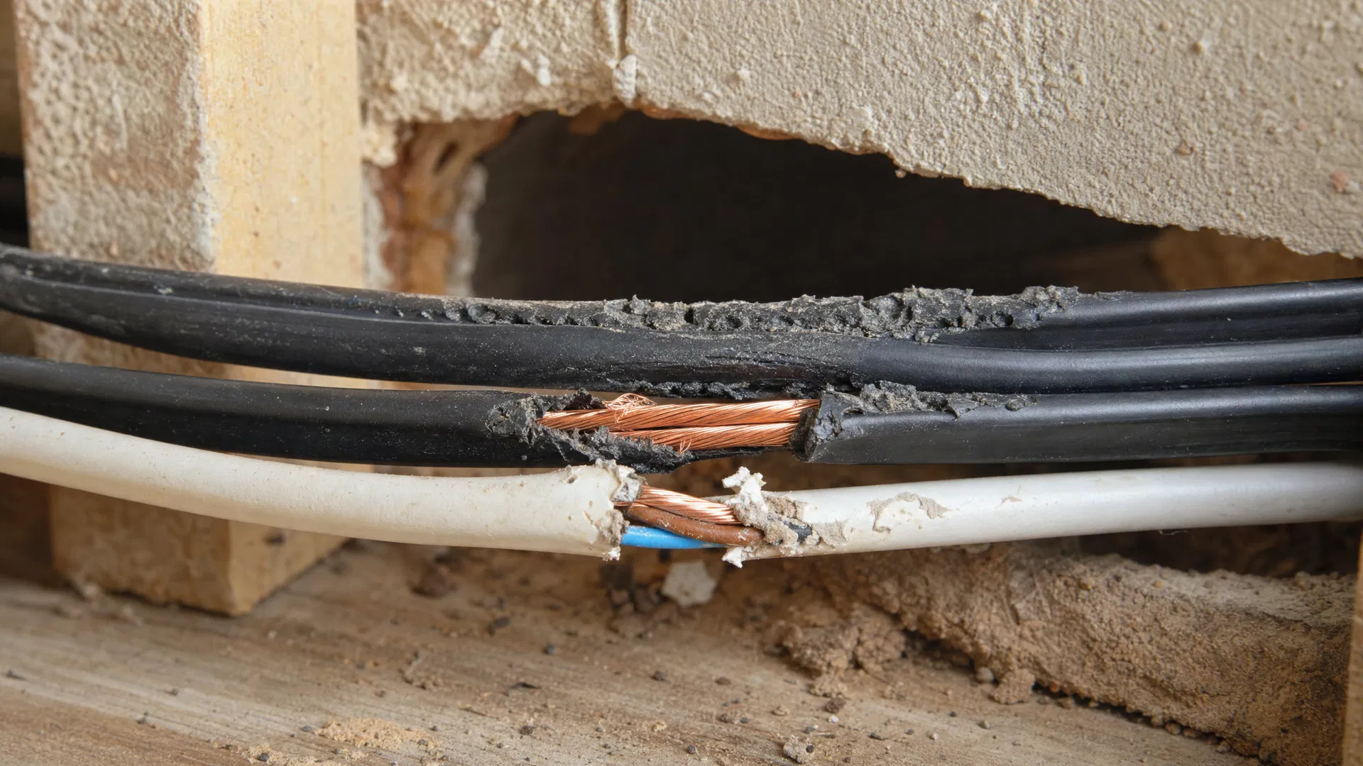 Nagetierbefall im Haus: Ratten und Mäuse nagen Kabel durch und verursachen Brandgefahr
