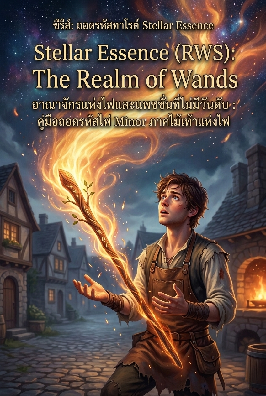 Stellar Essence (RWS): The Realm of Wands : อาณาจักรแห่งไฟและแพชชั่นที่ไม่มีวันดับ : คู่มือถอดรหัสไพ่ Minor ภาคไม้เท้าแห่งไฟ