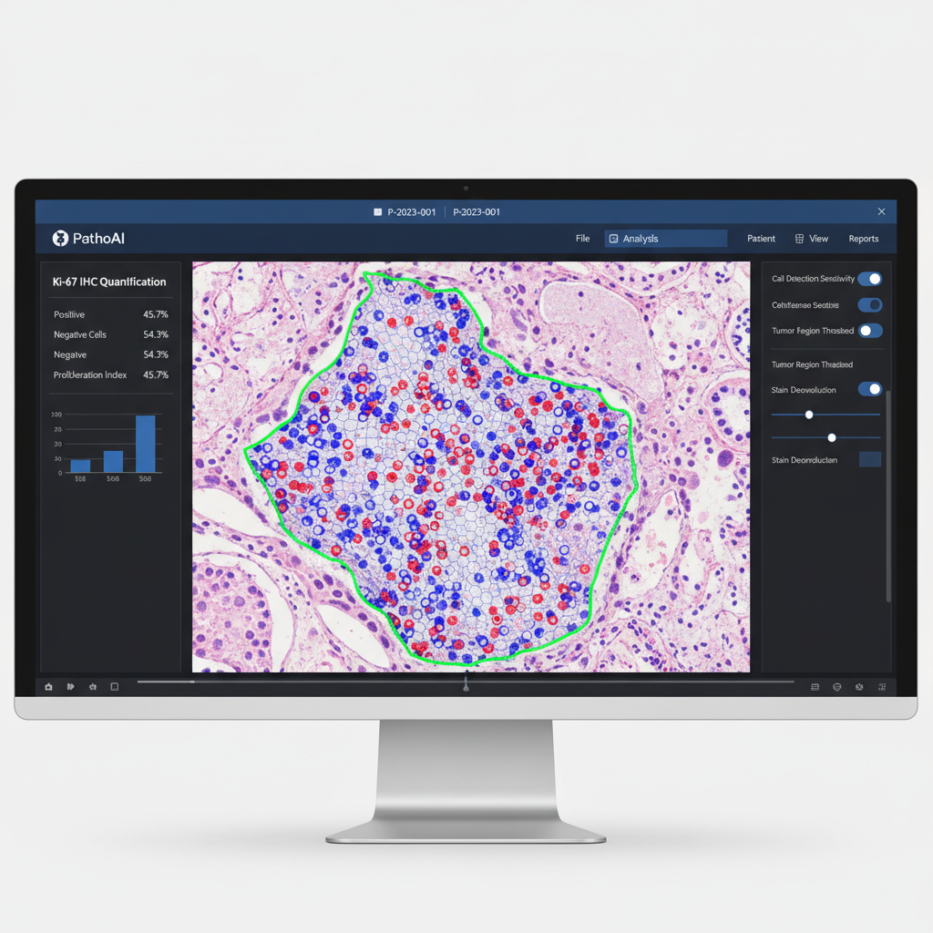 數位玻片 AI 輔助定量分析案例