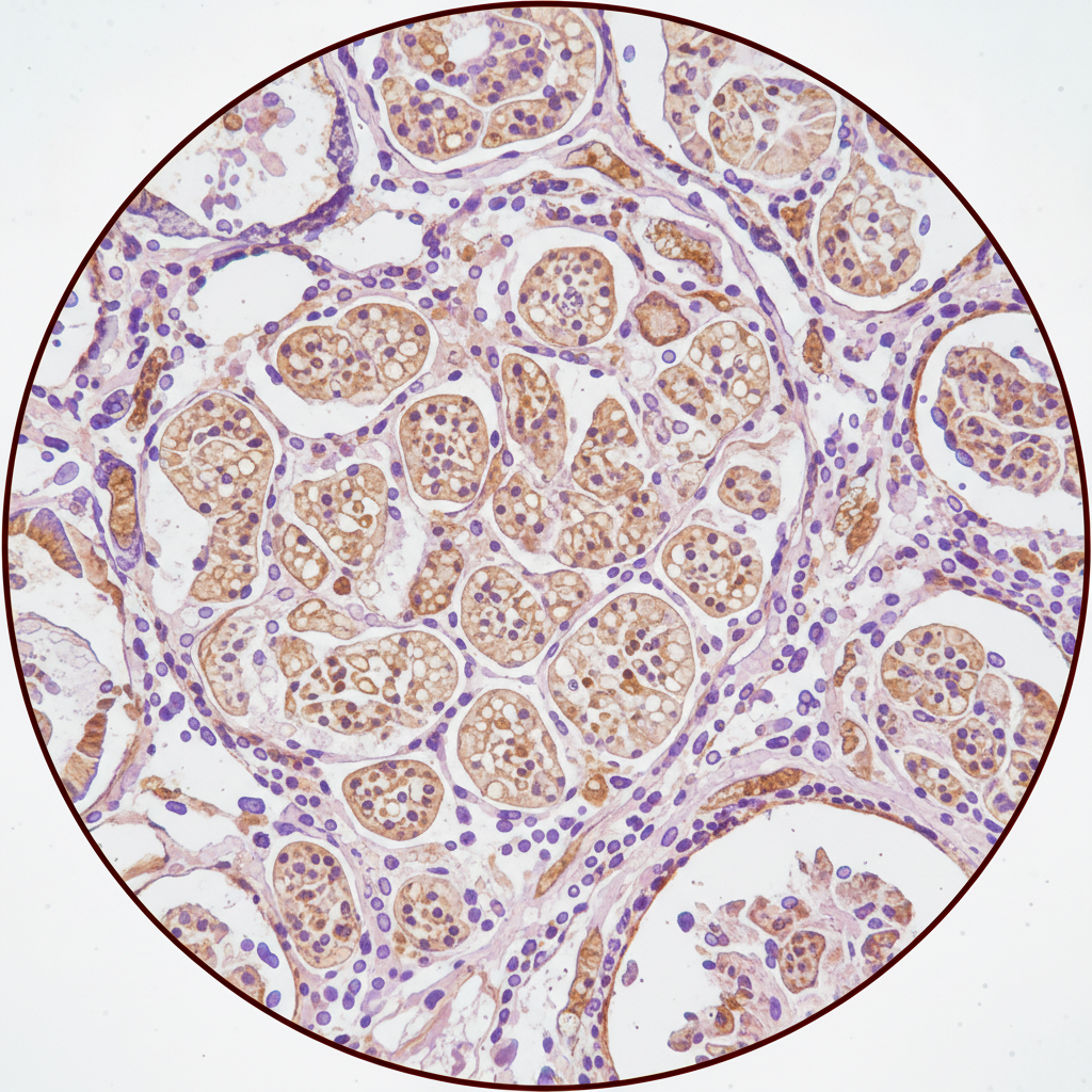 肺癌組織 PD-L1 免疫檢查點 IHC 表達量分析案例