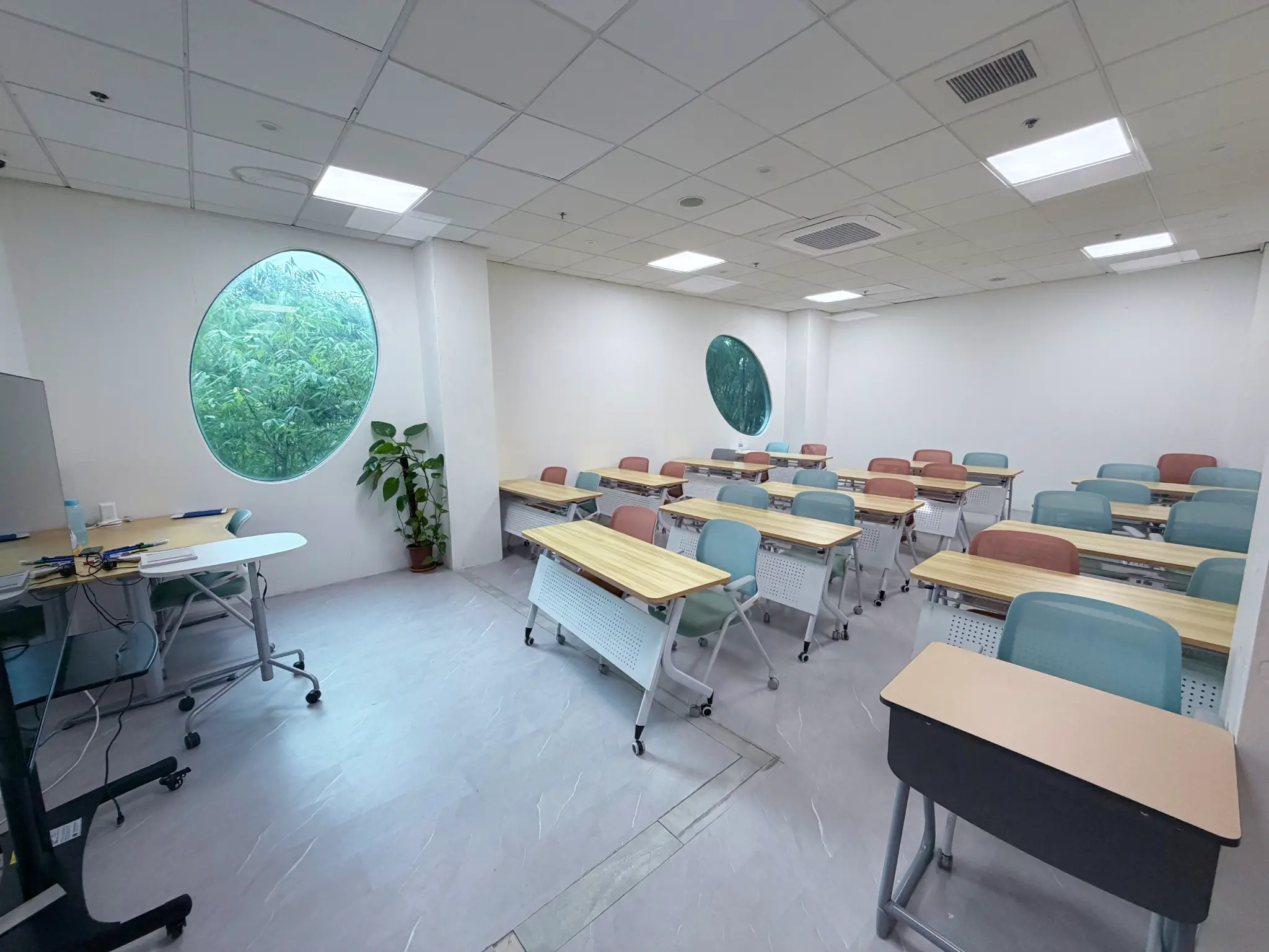 Classroom with Garden View